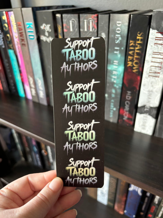 Support Taboo Green BOOKMARK