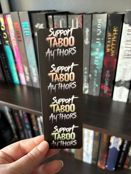 Support Taboo Orange BOOKMARK