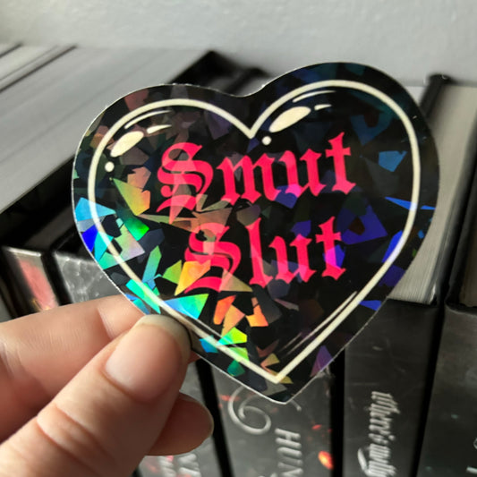 Smut Slut Heart STICKER