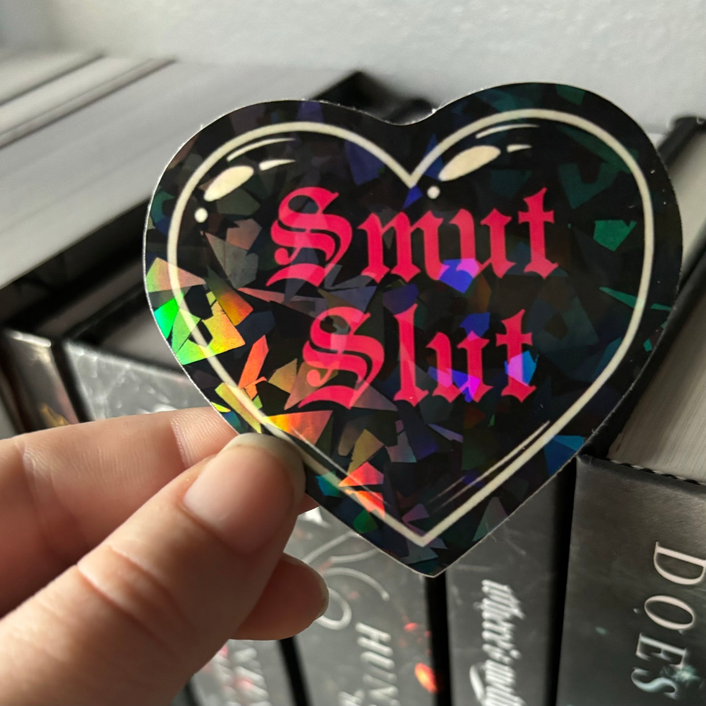 Smut Slut Heart STICKER