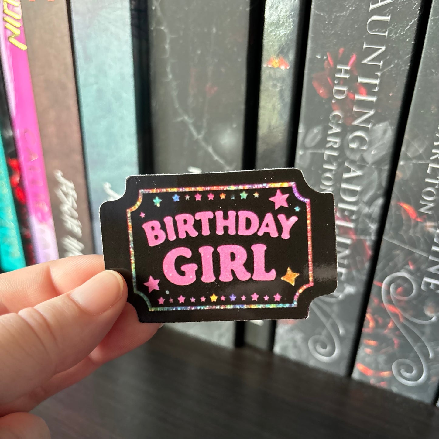 Birthday Girl Ticket STICKER