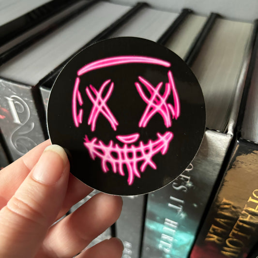 PINK Purge Mask STICKER