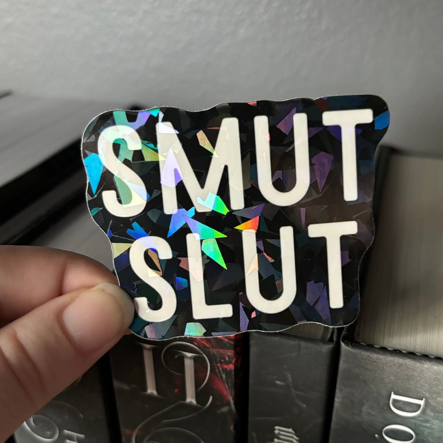 WHITE Smut Slut STICKER