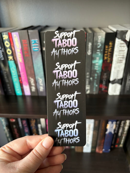 Support Taboo Purple BOOKMARK