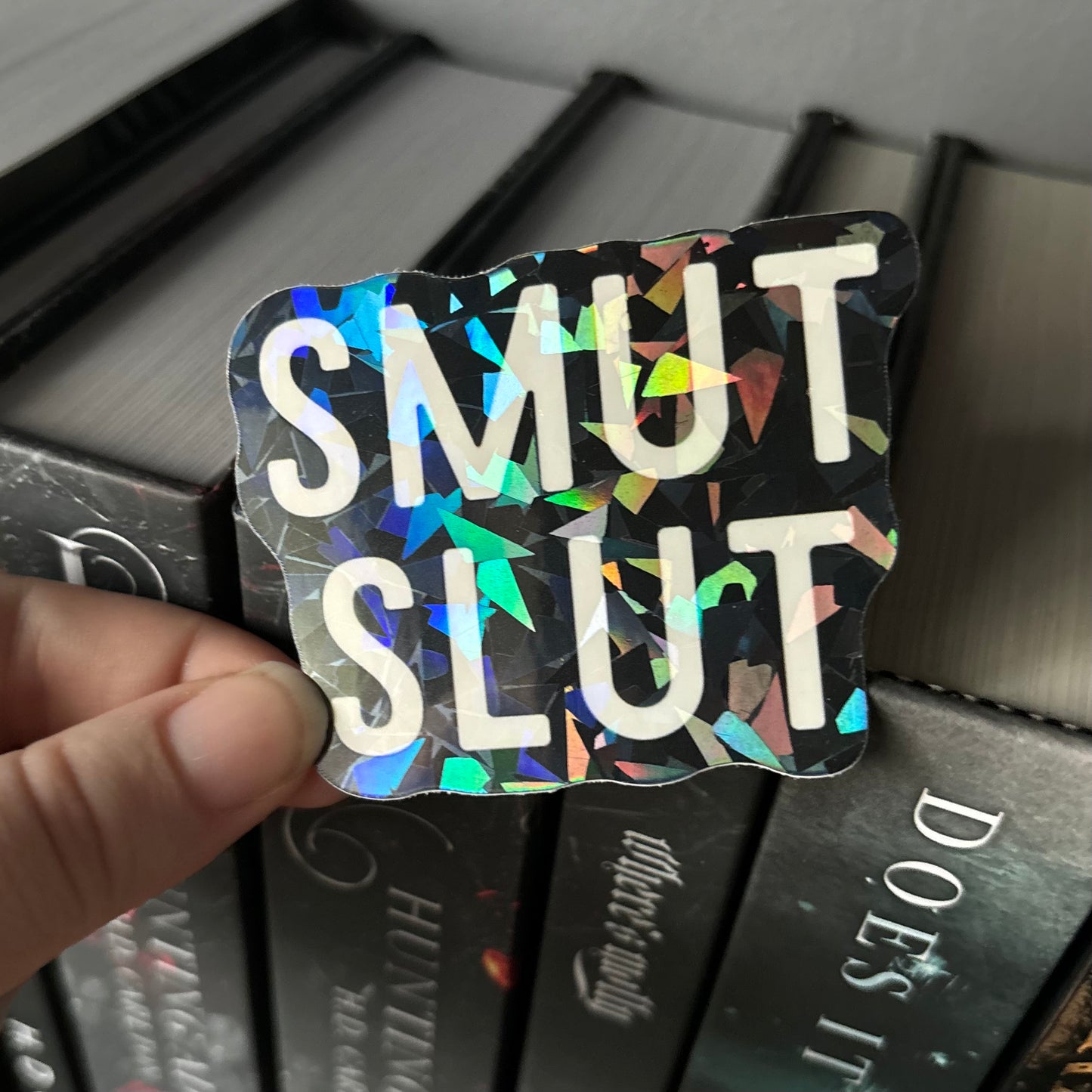 WHITE Smut Slut STICKER