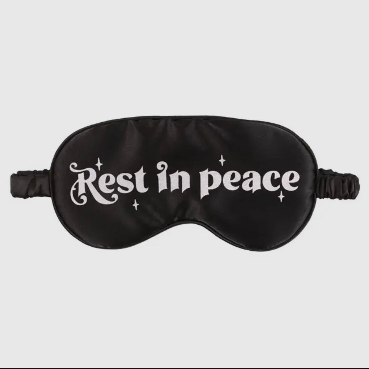 Rest In Peace Satin Eye Mask