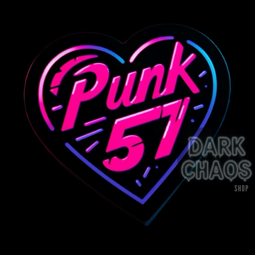 Punk 57 Heart STICKER