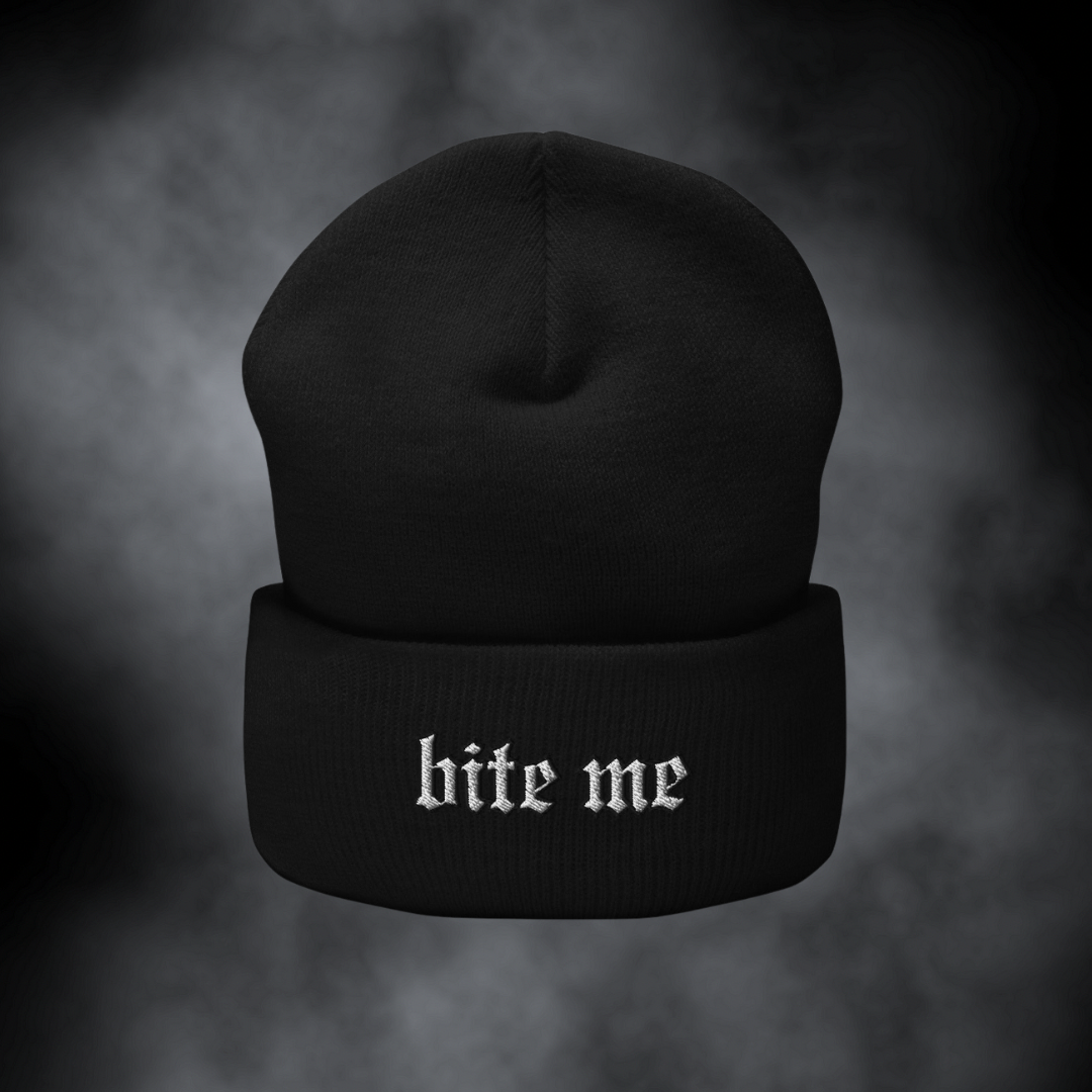 Bite Me - Cuffed Beanie