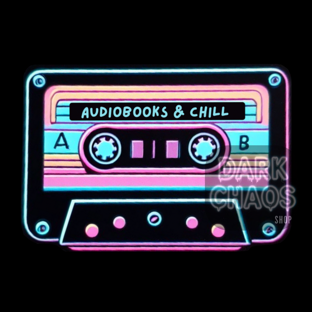 Audiobooks & Chill Pink STICKER