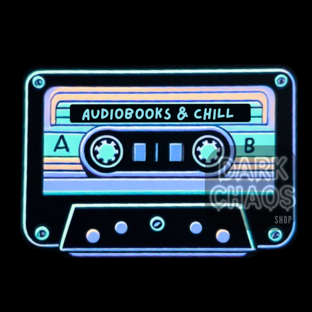 Audiobook & Chill Blue STICKER