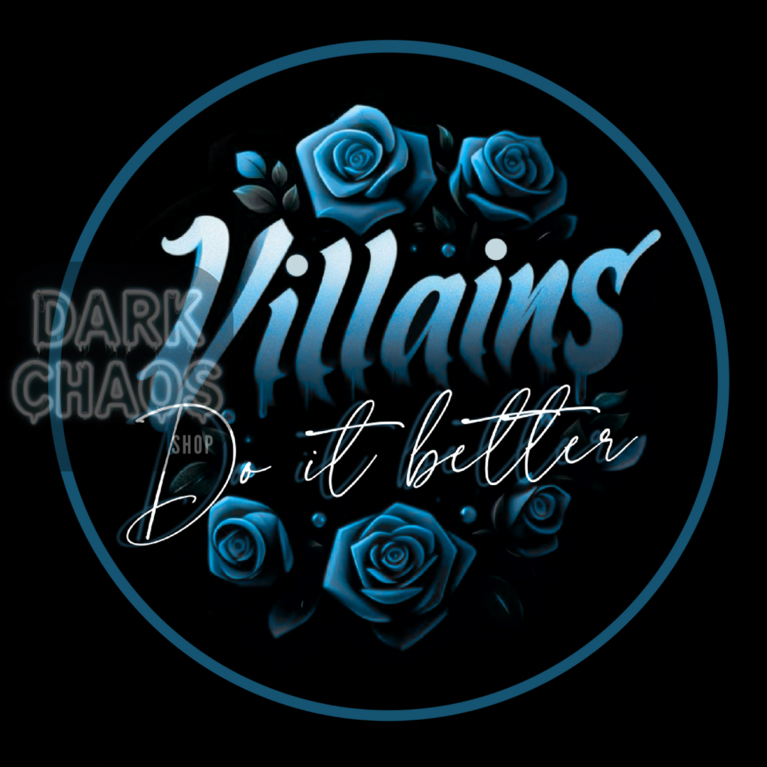 Villains Blue STICKER